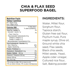 Chia & Flax Seed Superfood Bagel Box