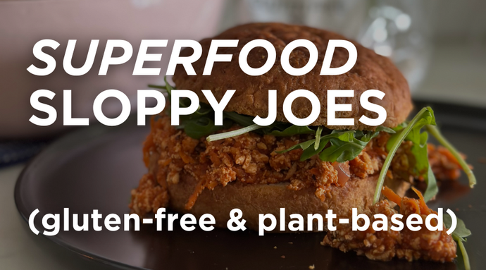 Superfood Sloppy Joes (gluten-free, plant-based)