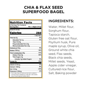 Chia and Flax Seed Superfood Bagel Box