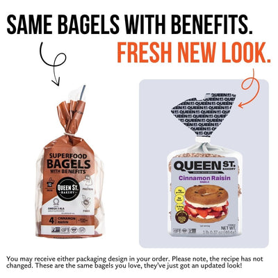 Cinnamon Raisin Superfood Bagel