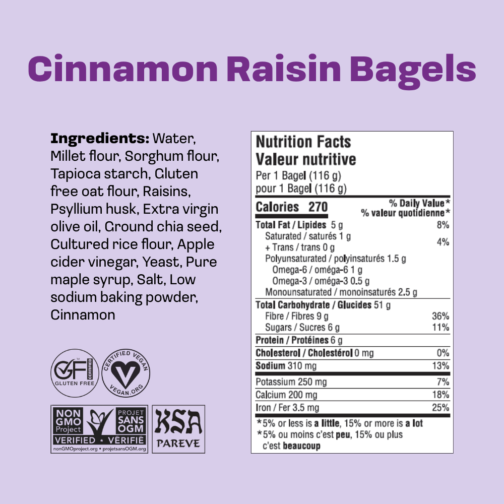 Cinnamon Raisin Bagels Box