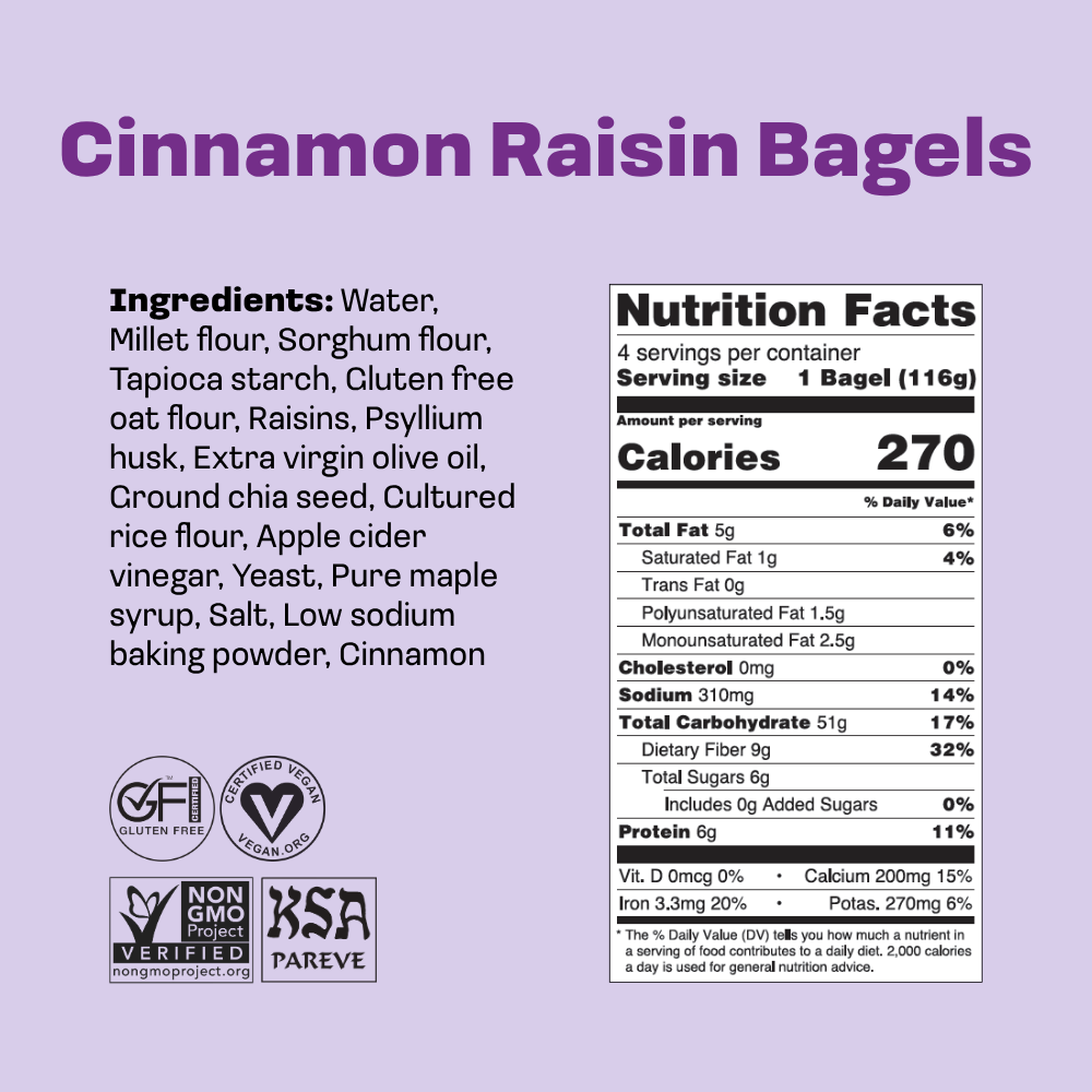 Cinnamon Raisin Bagels