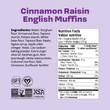 Cinnamon Raisin English Muffin