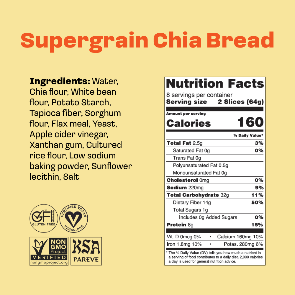 Supergrain Chia Bread