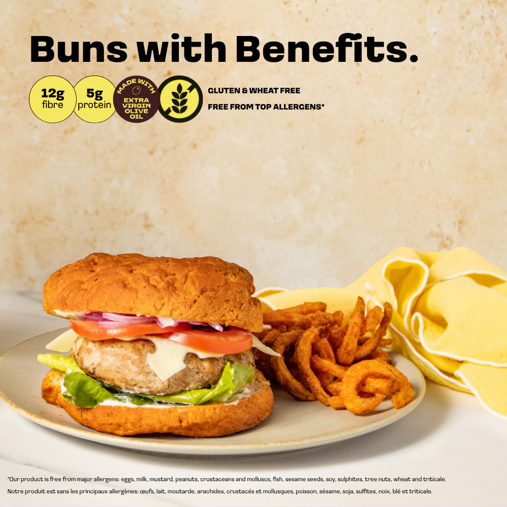 Supergrain Hamburger Buns Box