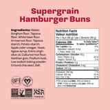Supergrain Hamburger Buns Box